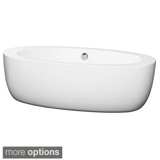 Wyndham Collection Uva Free Standing Soaking Bathtub