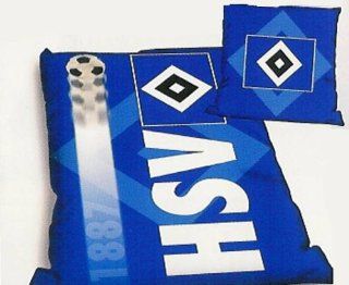 HSV Hamburger SV Bettwsche Linon Wappen Schuss 135x200 Küche & Haushalt