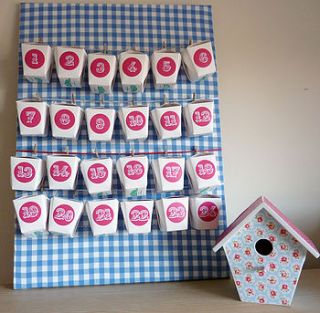 advent boxes and stickers by little cherub design