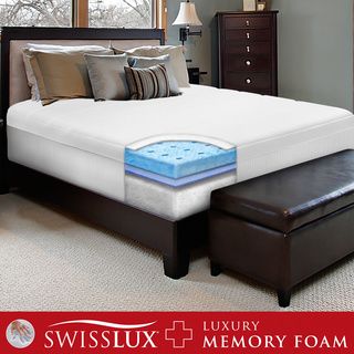 Swisslux 10 inch Full size European style Memory Foam Mattress