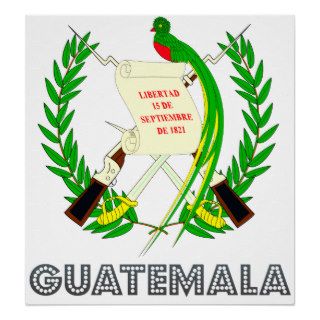Escudo de armas de Guatemala Impresiones de