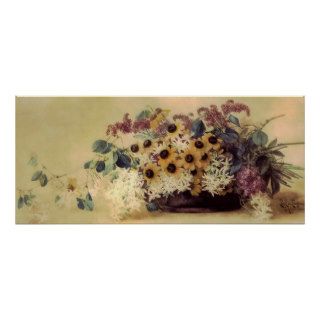 Morning Daisy Bouquet Floral Poster