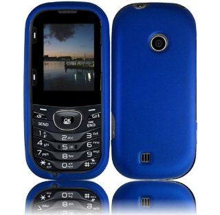 LG Cosmos 2 VN251 Rubberized Cover   Blue Cell Phones & Accessories