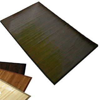 Homestyle4u Bambusteppich Bambusmatte Teppich Bambus 180 x 270 cm dunkelbraun Küche & Haushalt