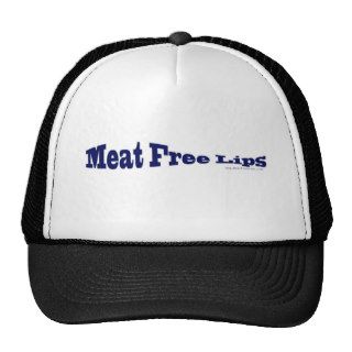 Meat Free Lips   Blue Fish Shaped Hats