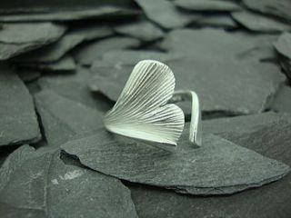 ginko wrap a round ring by summer and silver