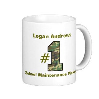 Number One Any Profession or Role Custom Name Gift Mugs
