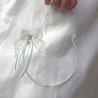 vintage lace and pearl tiara band by bunny loves evie