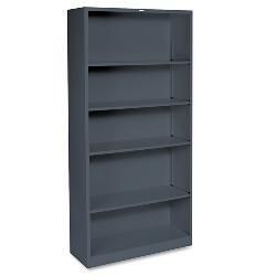 Hon Four shelf Metal Bookcase (charcoal)