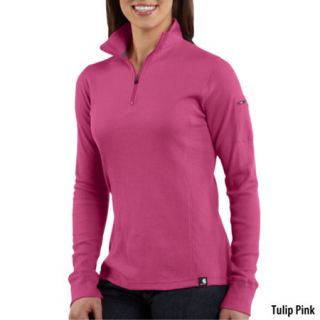 Carhartt Womens 1/4 Zip Thermal Knit Pullover (Style #WK121) 444705