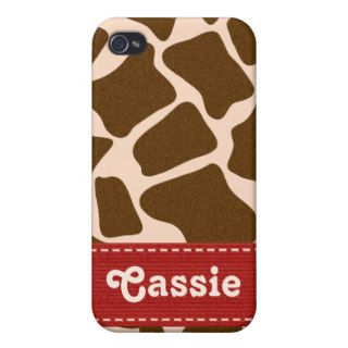 Red Giraffe and  iPhone 4/4S Case