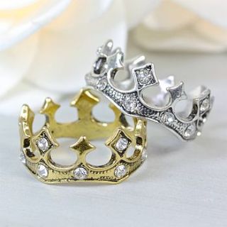 crown ring by lisa angel