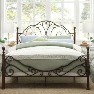 Tribecca Home Tribecca Home Queen size Poster Bed Bronze Size Queen