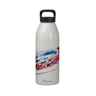 Red Barber Clippers Water Bottle