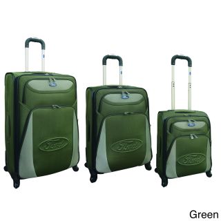 Travelers Club Ford Taurus Series 3 piece Expandable Spinner Luggage Set