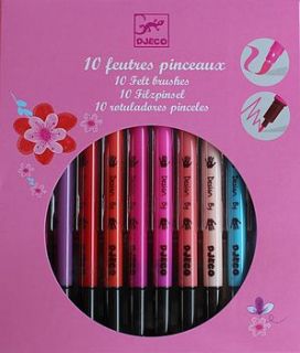 felt pens double ended the pink edition by nest