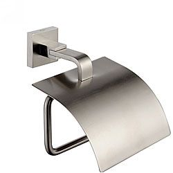 Kraus Aura Brushed Nickel Tissue Holder With Cover