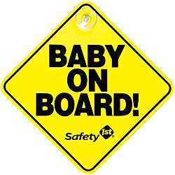 Safety 1st Baby On Board Signs (pack Of 2)