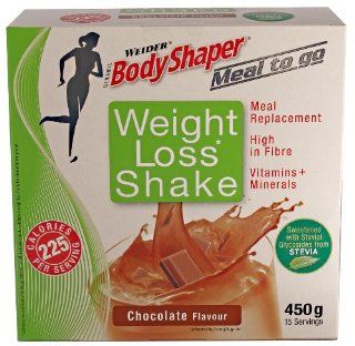 Weider Body Shaper Weight Loss Shake Schoko, 1er Pack (1 x 450 g) Lebensmittel & Getrnke