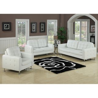 Megan White Loveseat