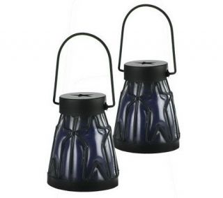 A Cheerful Giver Set/Two 16 oz. Decorative Candle Lanterns —
