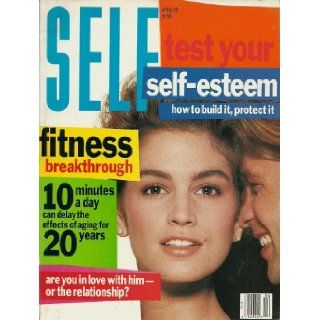 Self Magazine April 1990 ~ Cindy Crawford Self Books