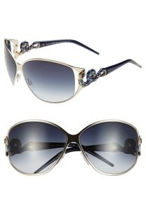 Roberto Cavalli 'Bellatrix' 67mm Enamel Detail Oversized Sunglasses