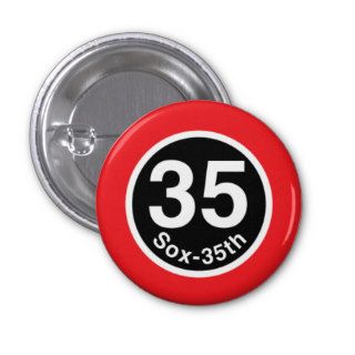Chicago L Sox 35th Red Line Button