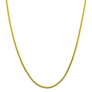 Fremada 10 karat Yellow Gold 1mm Curb Chain (16 18 inch) Fremada Gold Necklaces