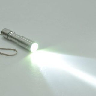 Stainless Steel Cree Q5 WC 260 Lumen LED Flashlight   Basic Handheld Flashlights  