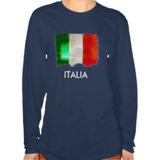 Grunge Italian flag of Italy vintage retro style Shirts