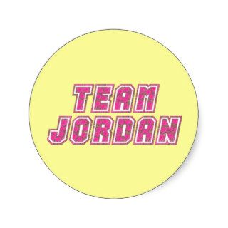 Team Jordan Stickers
