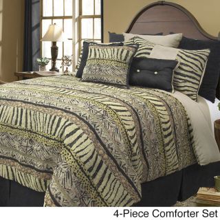 Veratex Kalahara 4 piece Comforter Set Multi Size Queen