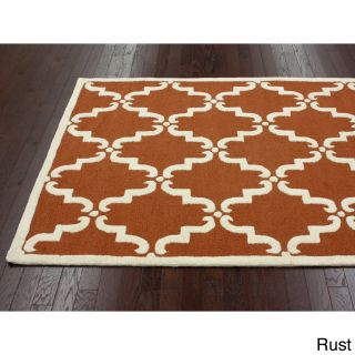 Nuloom Handmade Luna Marrakesh Trellis Wool Rug (5 X 8)