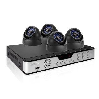 4CH H.264 Full D1 DVR with 4 Vandal proof Sony CCD 65ft IR Outdoor Security Cameras & 500GB HD Electronics