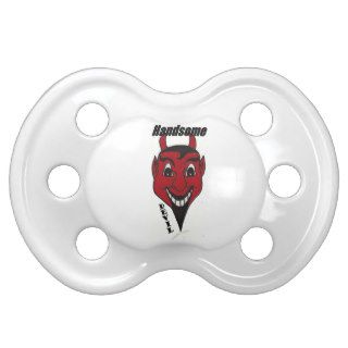 Handsome Devil Baby Pacifiers