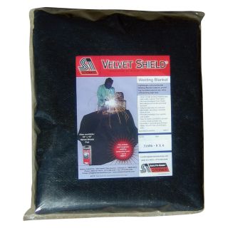 Steiner Velvet Shield Carbonized Fiber Blanket — 4ft. x 6ft., Model# 31646  Welding Blankets