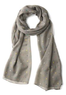 Too Cool for Skull Scarf in Grey  Mod Retro Vintage Scarves