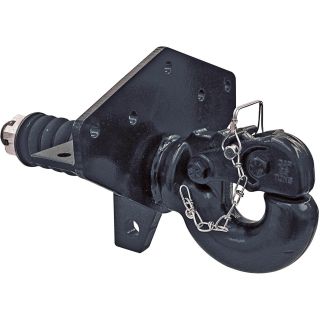 Buyers Forged Swivel-Type Pintle Hook — 15-Ton Capacity with Mounting Plate, Model# BP125A  Towing Hooks