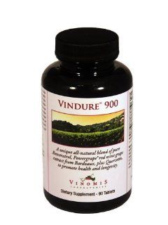Vindure 900 Resveratrol Supplement   90 Day Supply Health & Personal Care