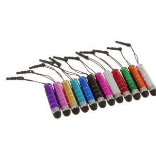 12pcs Touch Stylus Pen for Iphone 5 4s 4 3g/s Ipad 3 2 Mini Ipod Touch Samusng HTC (12pcs Stylus) Cell Phones & Accessories