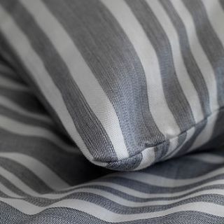 denim stripe bedding set by secret linen store