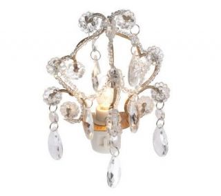 Opulent Treasur Glass Accented Chandelier Night Light —