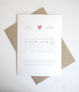 dotty about you personalised wedding invitation by lola's paperie