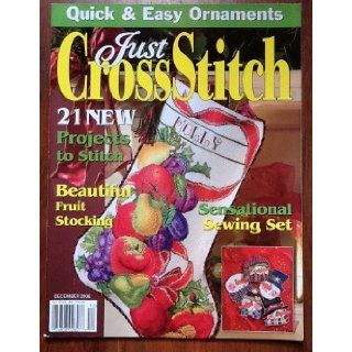 Just Cross Stitch magazine DECEMBER 2006 issue cross stitching Unknown Books