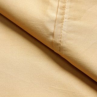 Luxor Treasures Egyptian Cotton 530 Thread Count Solid Pillowcase Set Gold Size Standard