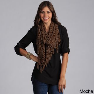 Saro Womens Infinity Knitted Scarf