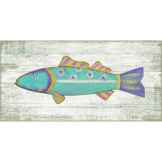Vintage Signs Funky Fish 2 Wall Art by Suzanne Nicoll