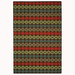 Martha Stewart Solar Garden Mulberry Wool Rug (39 X 59)