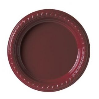 SOLO P65R Plastic Plate, 6" Diameter, Red (Pack of 1,000)